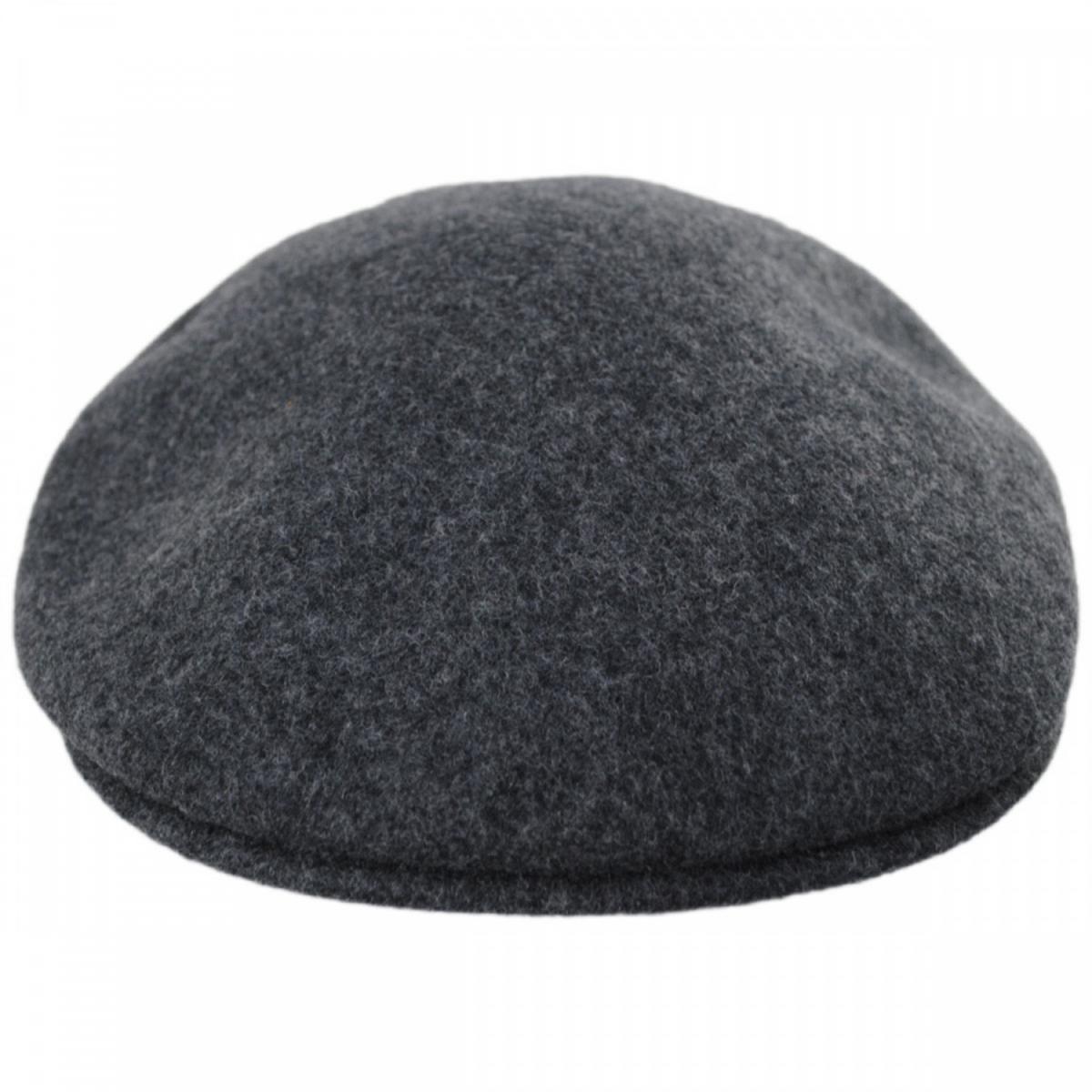 Kangol | Wool 504 Earflap Ivy Cap | 160816 | front | DARK FLANNEL