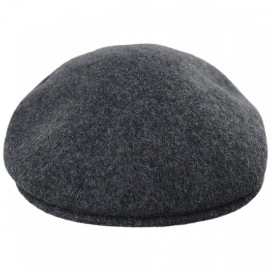 Kangol | Wool 504 Earflap Ivy Cap | 160816 | front | DARK FLANNEL