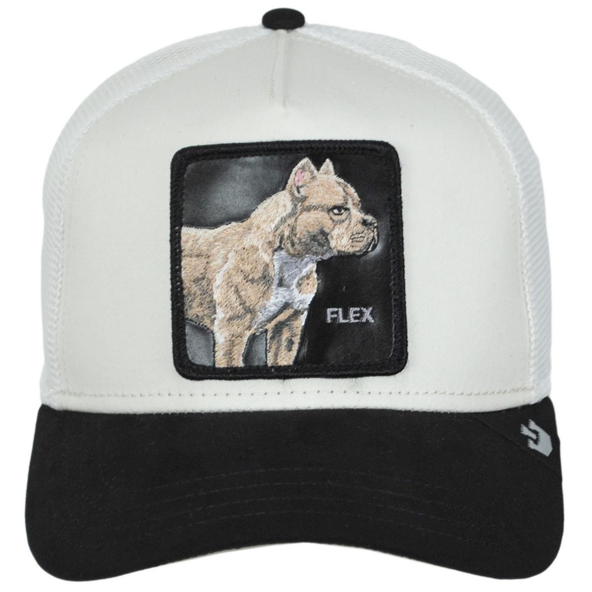 Goorin Bros | Pitbull Micro Suede Mesh Trucker Snapback Baseball Cap | 200662 | front | CREAM
