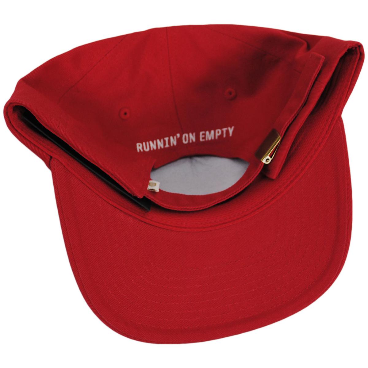 BRIXTON HATS | Running on Empty LP Cotton NetPlus Strapback Baseball Cap | 201863 | under | CRIMSON/WHITE