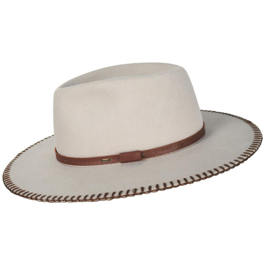 Bailey 1922 | Ganon Elite Wool Felt Gambler Hat | 130397 | profile | BONE
