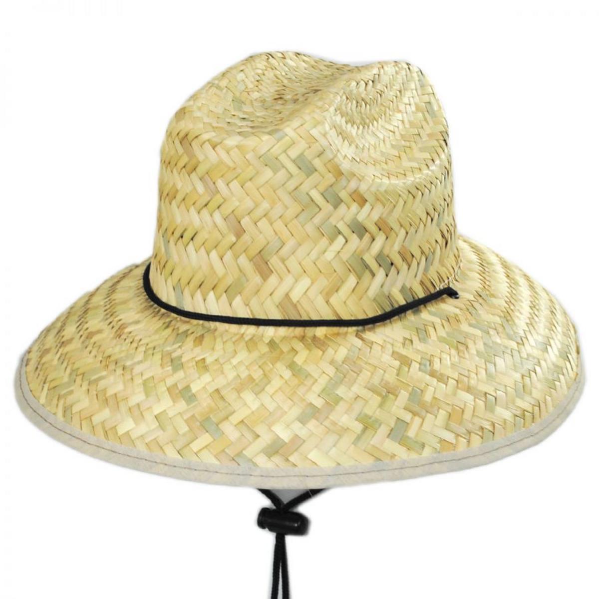 Scala | Kid's Costa Brava Palm Straw Lifeguard Hat | 505013 | lead | NATURAL
