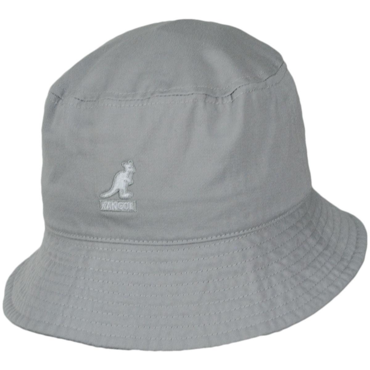 Kangol | Washed Cotton Bucket Hat | 185701 | lead | MOONSTRUCK