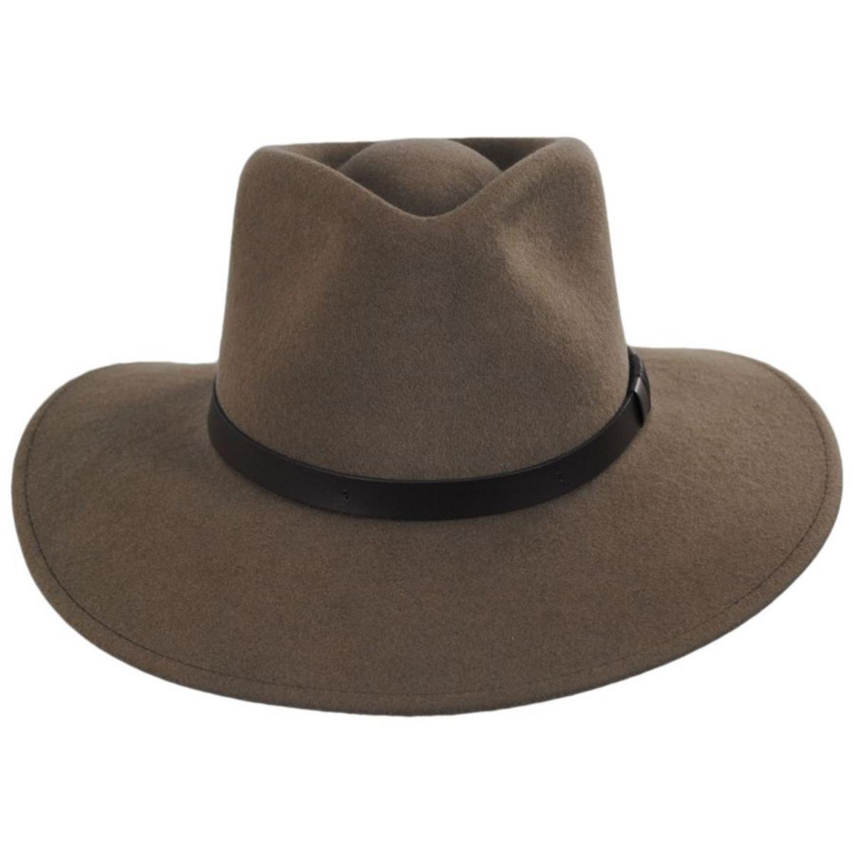 Bigalli | Australian Wool Felt Outback Hat | 131419 | front | KHAKI