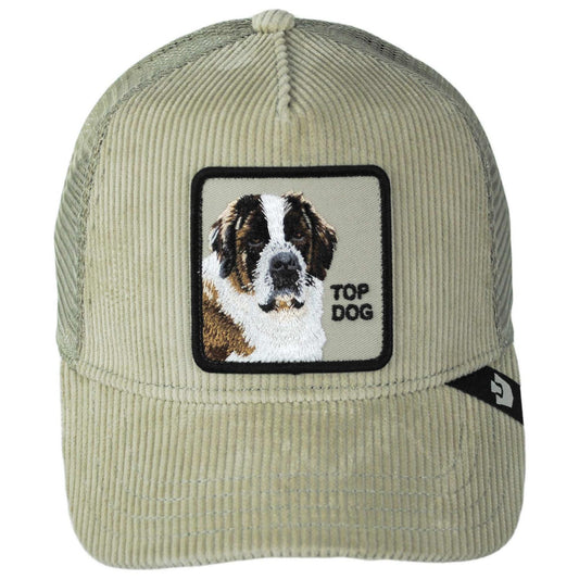 Goorin Bros | Corduroy Top Dog Mesh Trucker Snapback Baseball Cap | 200849 | front | SCOUT