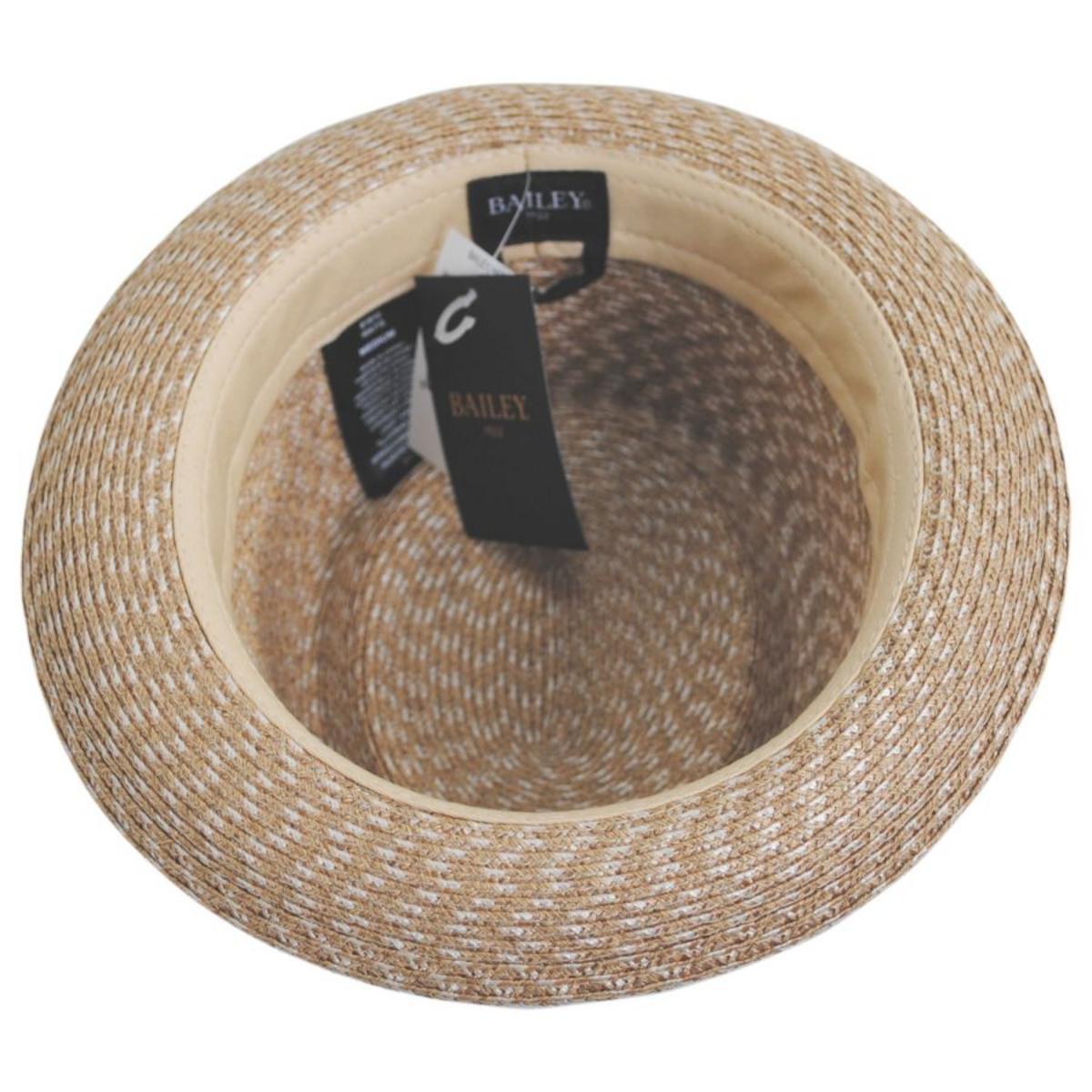 Bailey 1922 | Waits Sewn Braid Straw Pork Pie Hat | 127798 | under | TAWNY