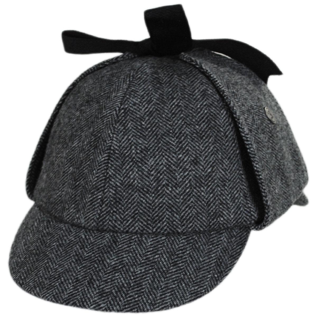Wholesale Sherlock Holmes Herringbone Wool Blend Hat B2B Pre Pack