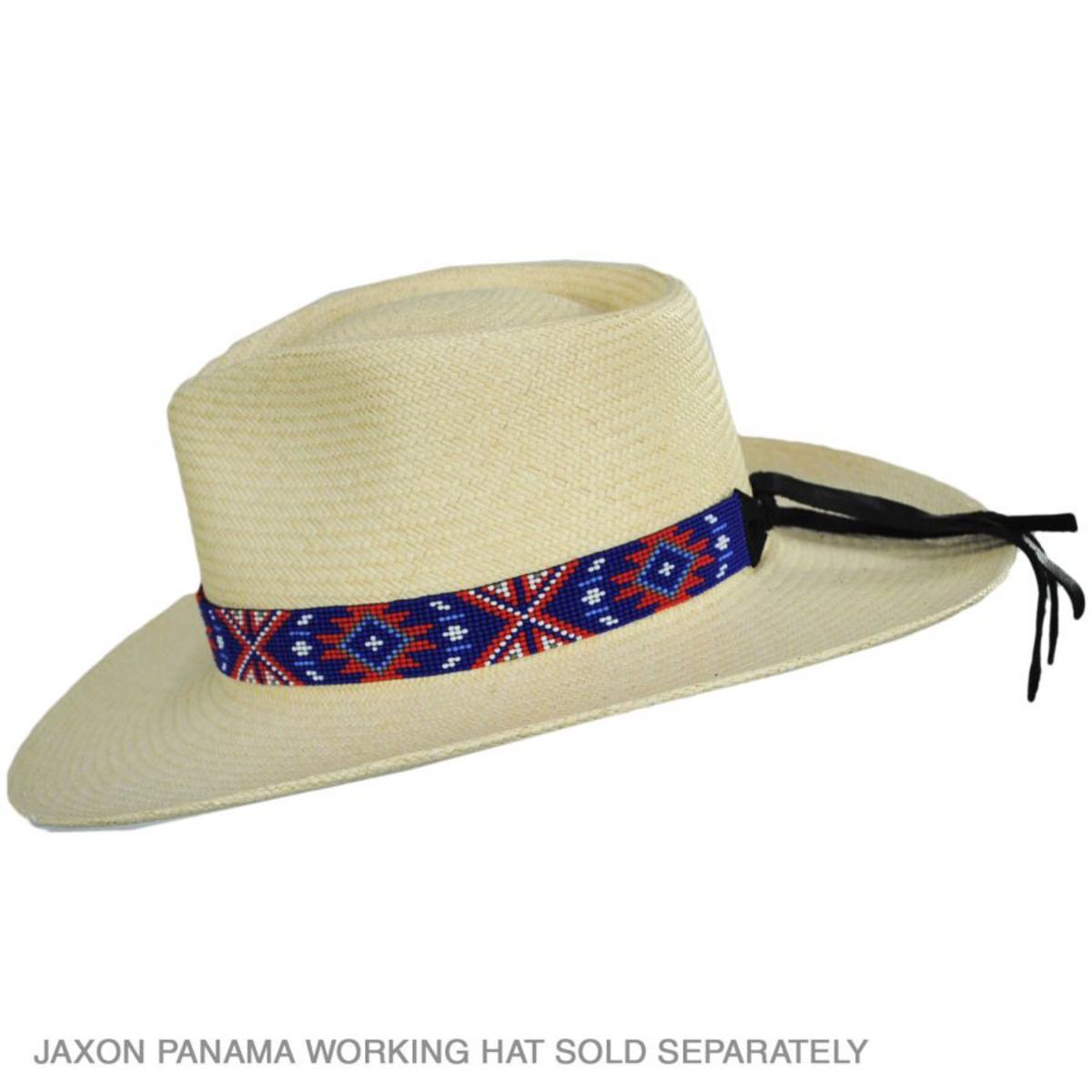SunBody Hats | Diamond Burst Beaded Hat Band | 602632 | profile | BLUE