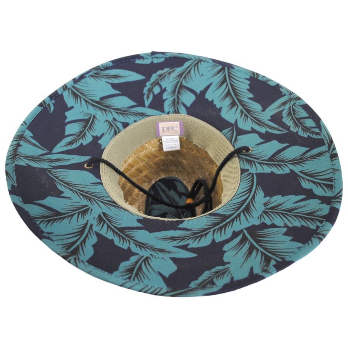 Dorfman Pacific | Kalisa Rush Straw Lifeguard Hat | 101364 | under | NATURAL