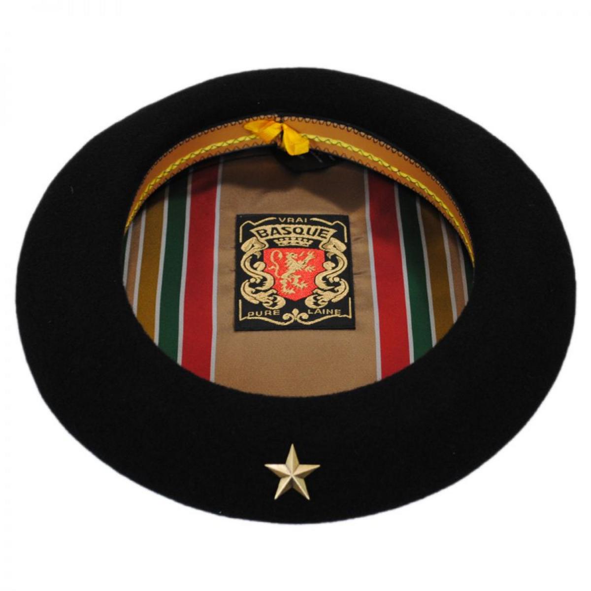 Heritage par Laulhere | Che Guevara Wool Basque Beret | 151057 | under | NOIR