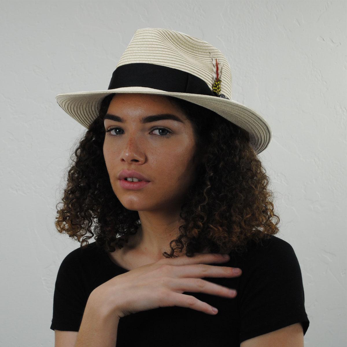 Jaxon Hats | Wholesale Summer C-Crown Toyo Straw Fedora Hat B2B Pre-Pack | B2B129010 | lsfone | IVORY