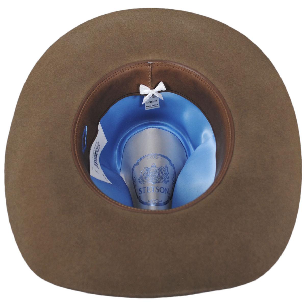 Stetson | Enigma Wool Felt Western Hat | 130745 | under | PECAN