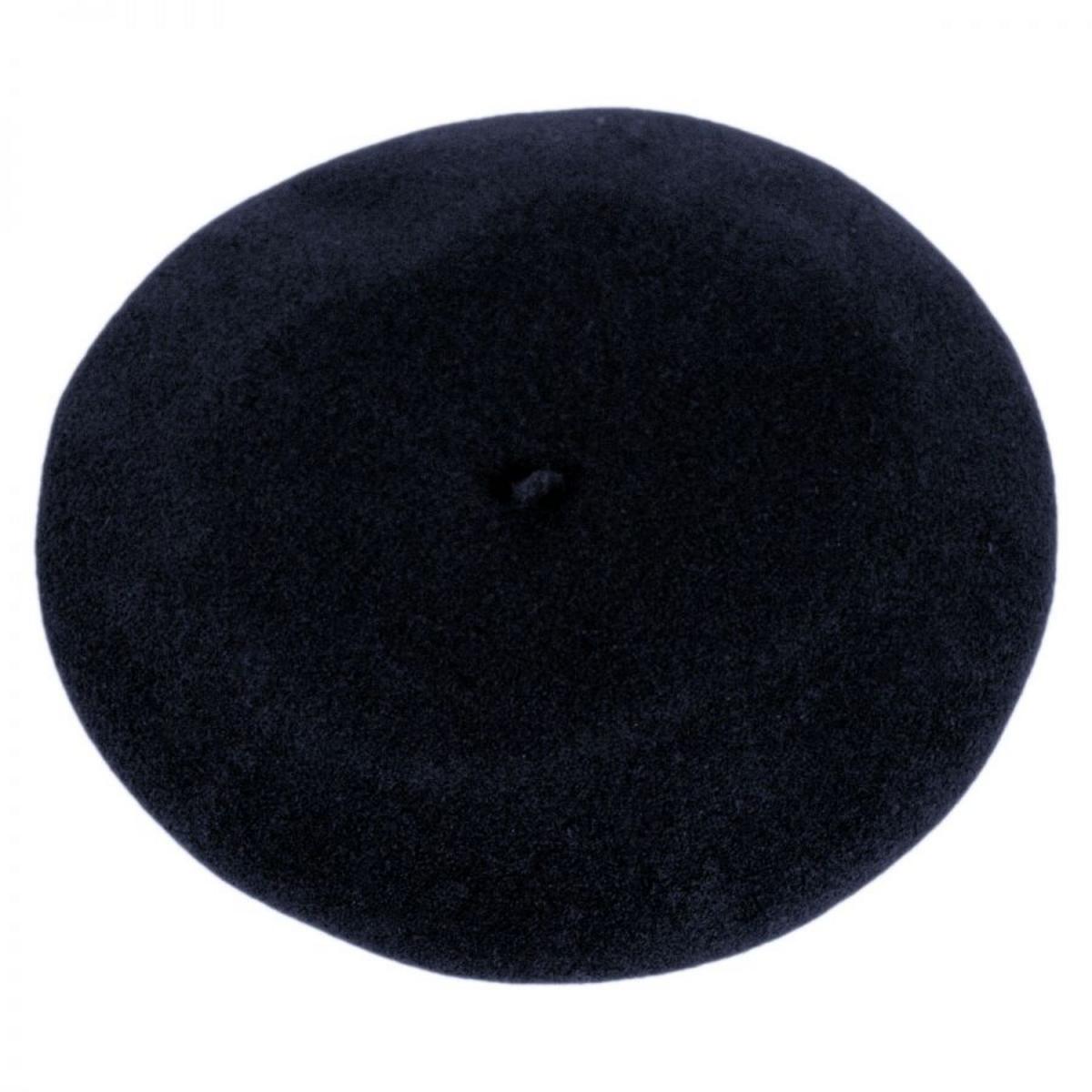 Jaxon Hats | Wool Basque Beret by Heritage par Laulhere | 151051 | top | MARINE