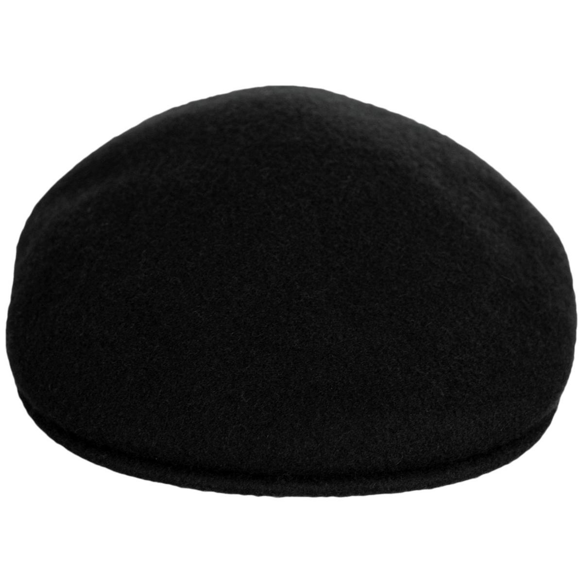 Kangol | Wool 504 Ivy Cap | 160800 | front | BLACK