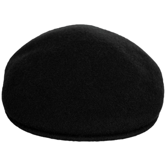 Kangol | Wool 504 Ivy Cap | 160800 | front | BLACK
