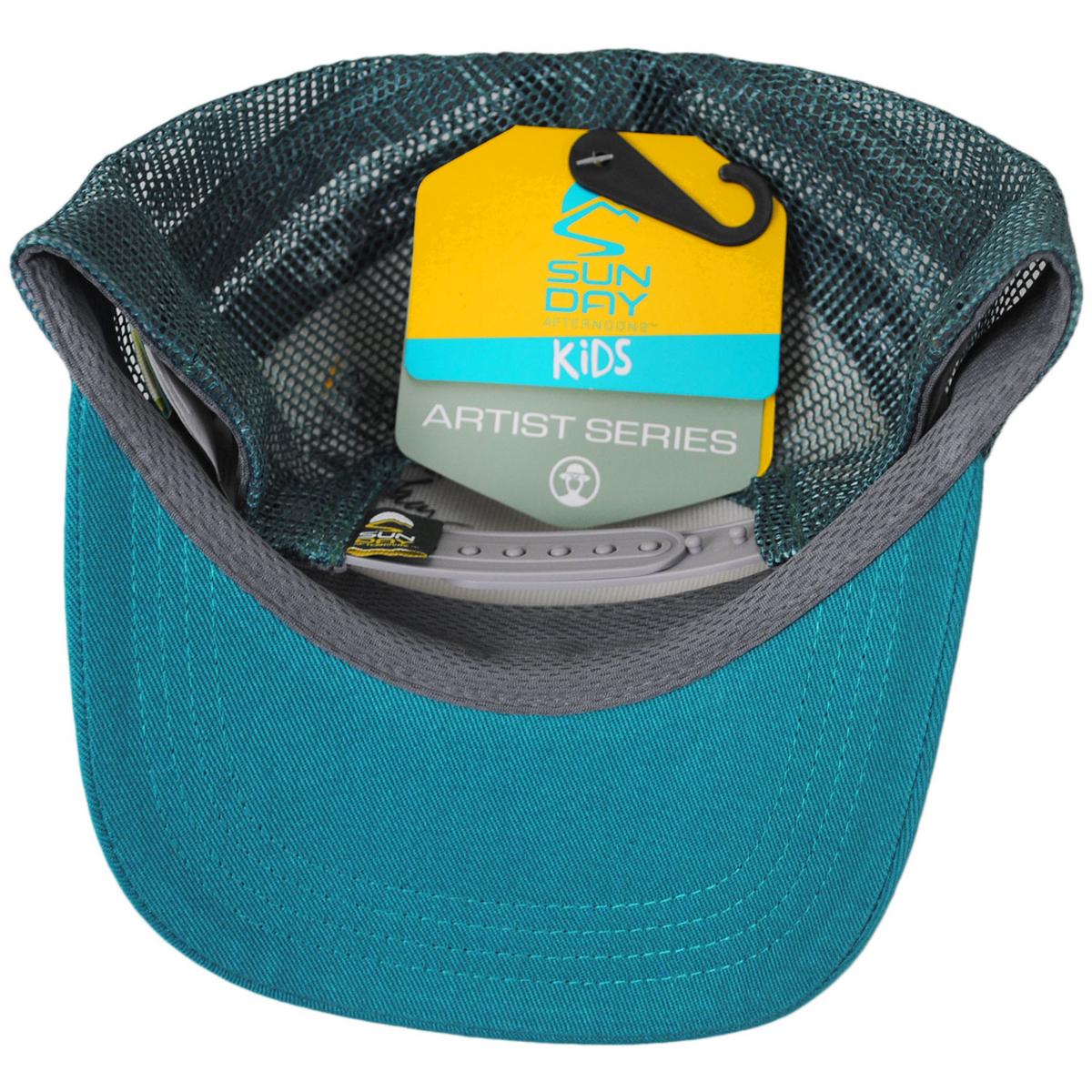 Sunday Afternoons | Kid's Garden Party Trucker Snapback Baseball Cap | 401274 | under | MULTI