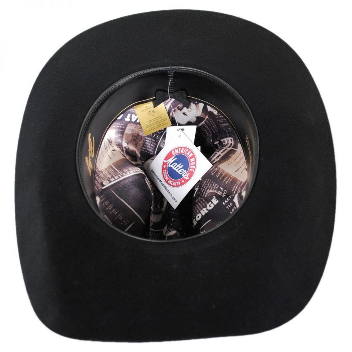 Bailey Western | Stampede Wool Felt Western Hat | 130131 | under | BLACK