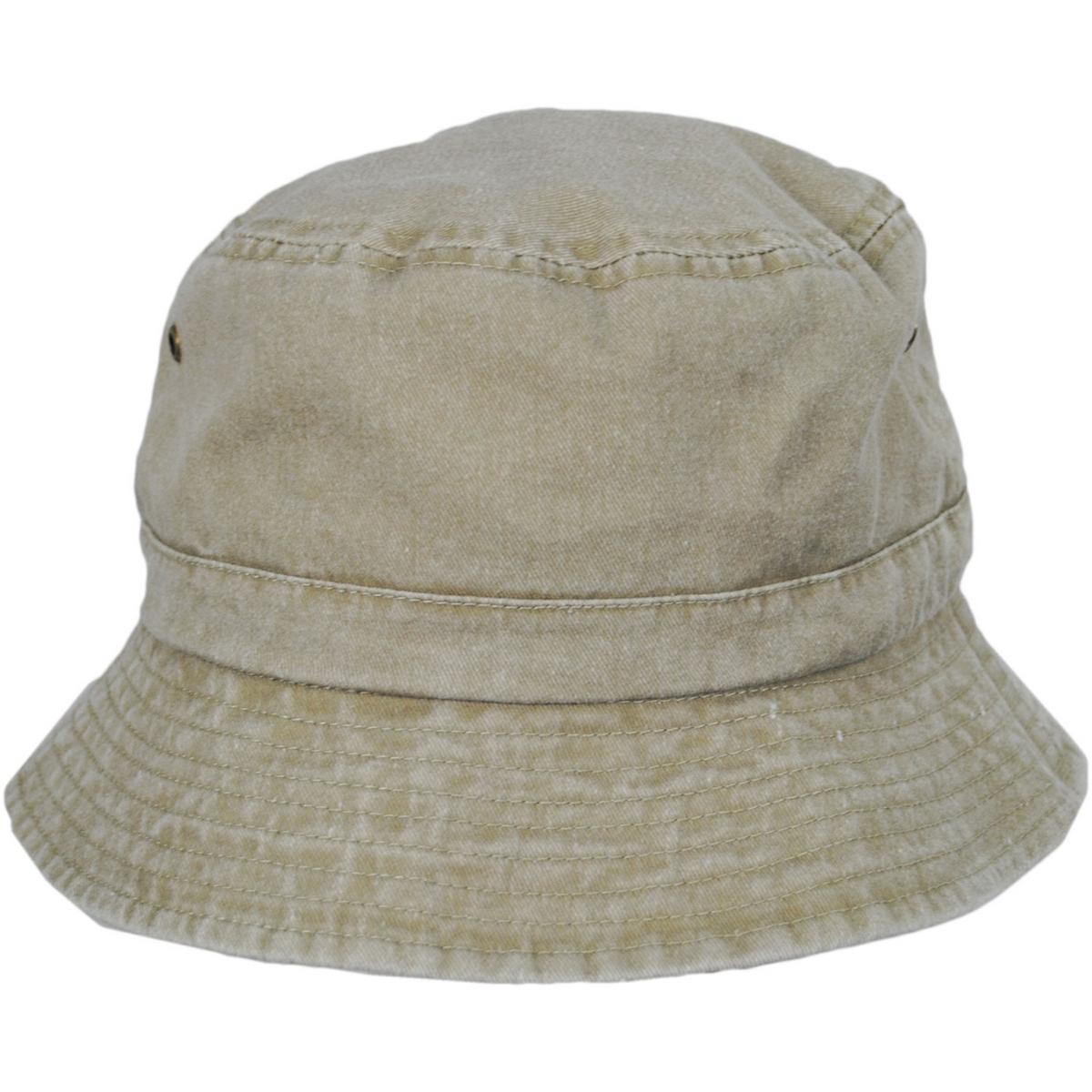 Village Hat Shop | Wholesale VHS Cotton Bucket Hat B2B Pre-Pack | B2B186605 | front | KHAKI