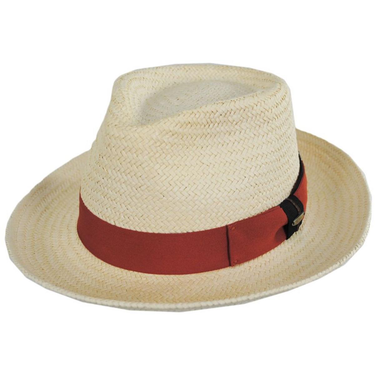 Scala | Botanic Toyo Straw Fedora Hat | 126094 | lead | NATURAL
