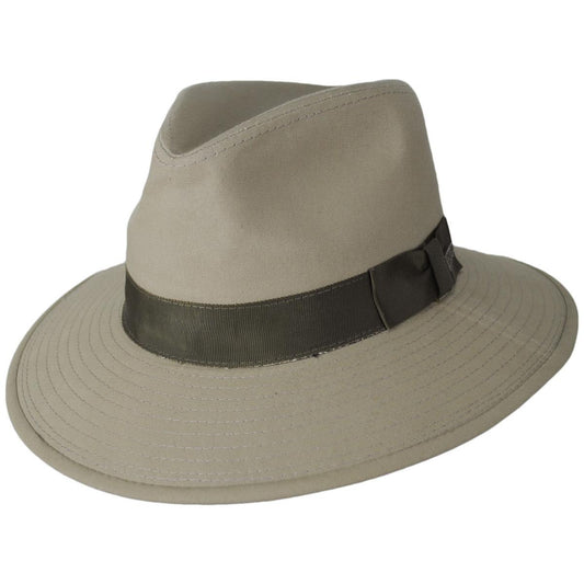 Indiana Jones | Officially Licensed Cotton Safari Fedora Hat | 140218 | lead | KHAKI