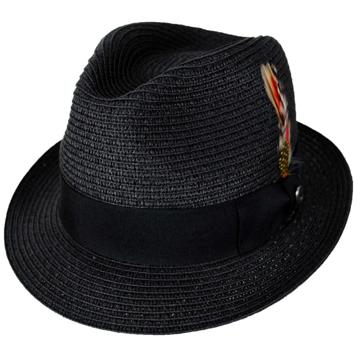 Toyo Straw Braid Trilby Fedora Hat – Village Hat Shop