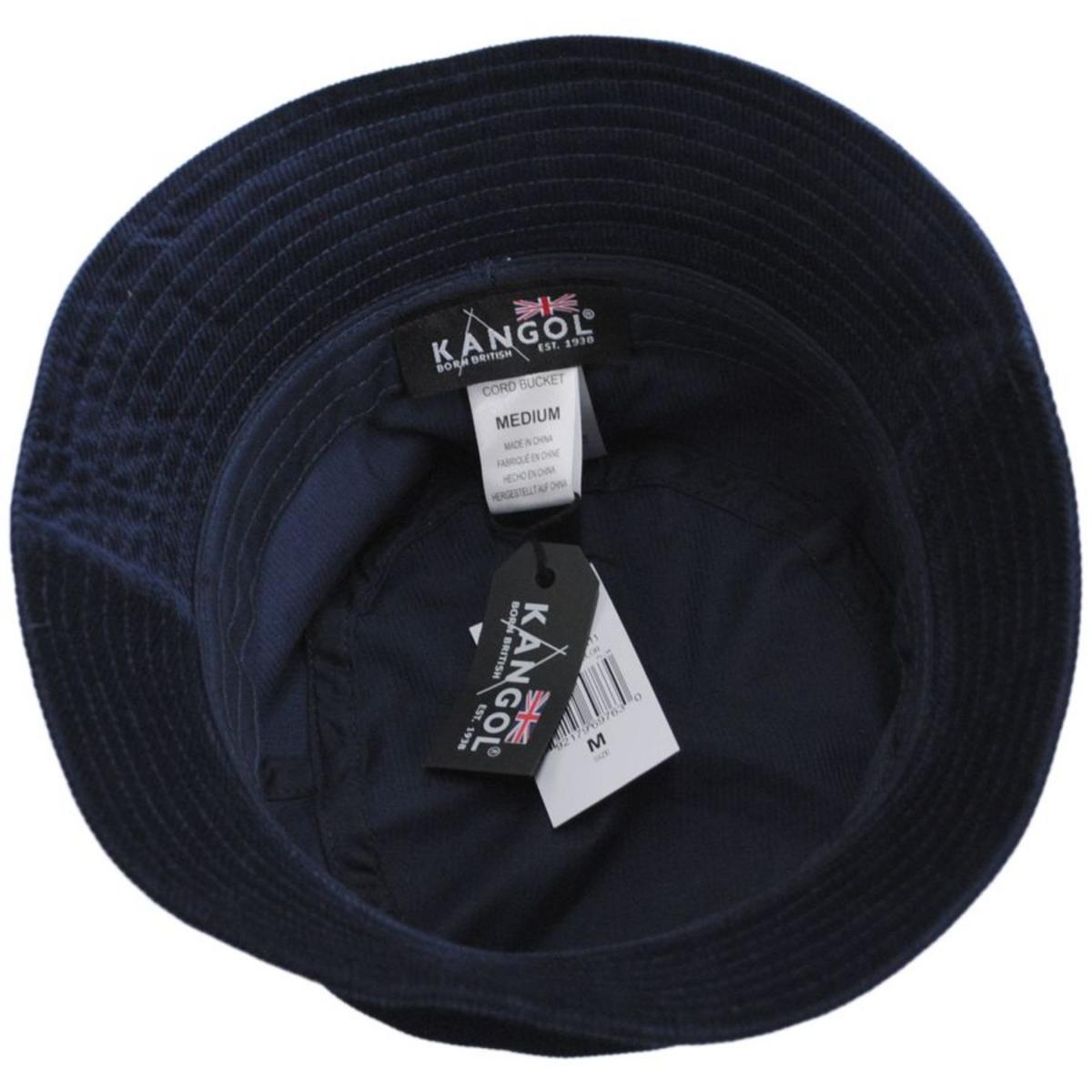 Kangol | Corduroy Cotton Blend Bucket Hat | 185710 | under | NAVY