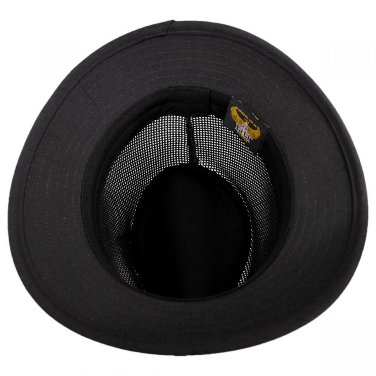 Henschel | Safari Mesh Packable Hat | 140352 | under | BLACK