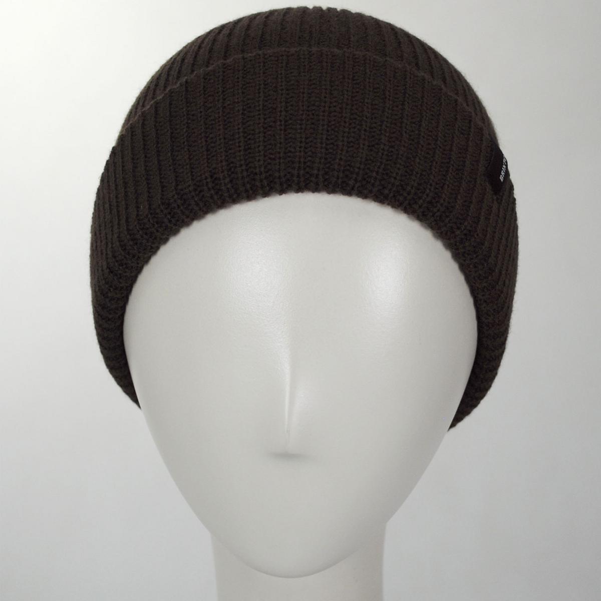 BRIXTON HATS | Heist Knit Beanie Hat | 502706 | front | BROWN