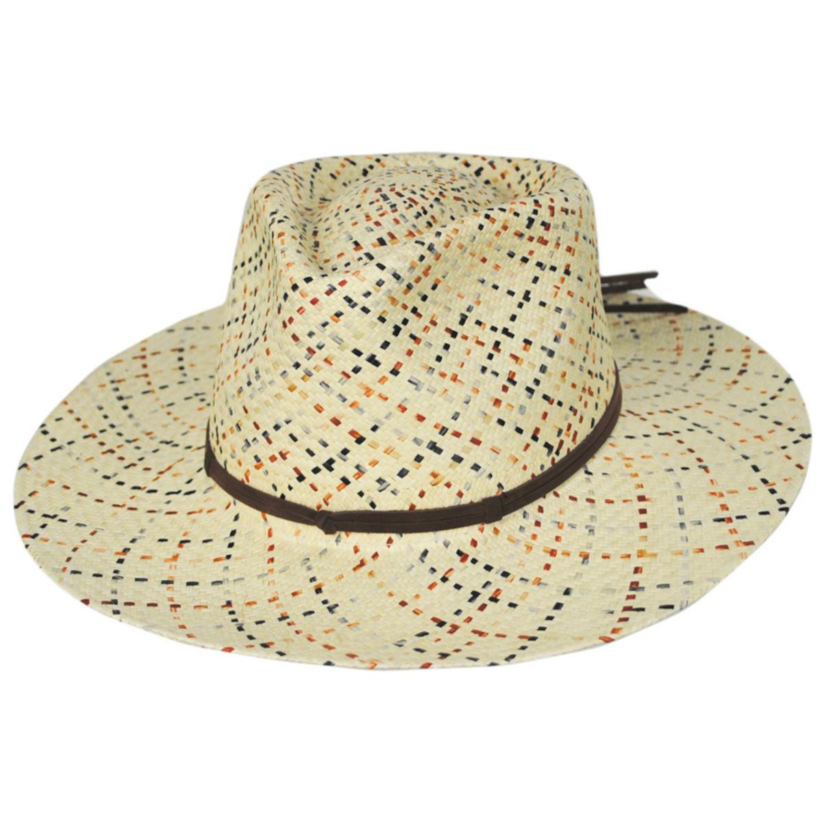 Bigalli | Shasta Panama Straw Fedora Hat | 104706 | lead | NATURAL