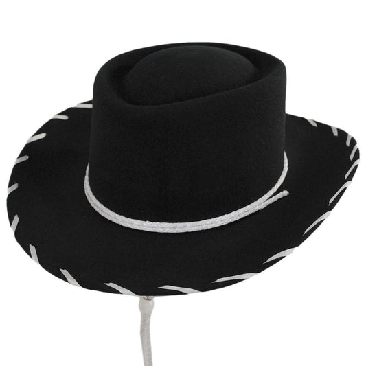 Eddy Bros | Kid's Woody Wool Felt Western Hat | 507600 | lead | BLACK