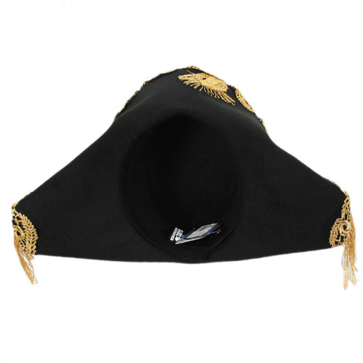 Disney | Pirates of the Caribbean Barbossa Bicorn Hat | 190419 | under | BLACK