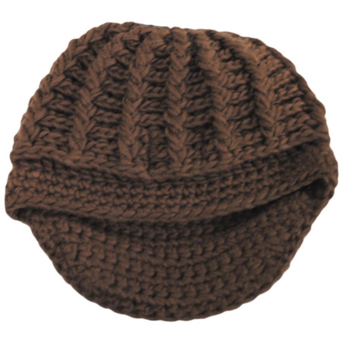 Letizia Chunky Knit Radar Cap