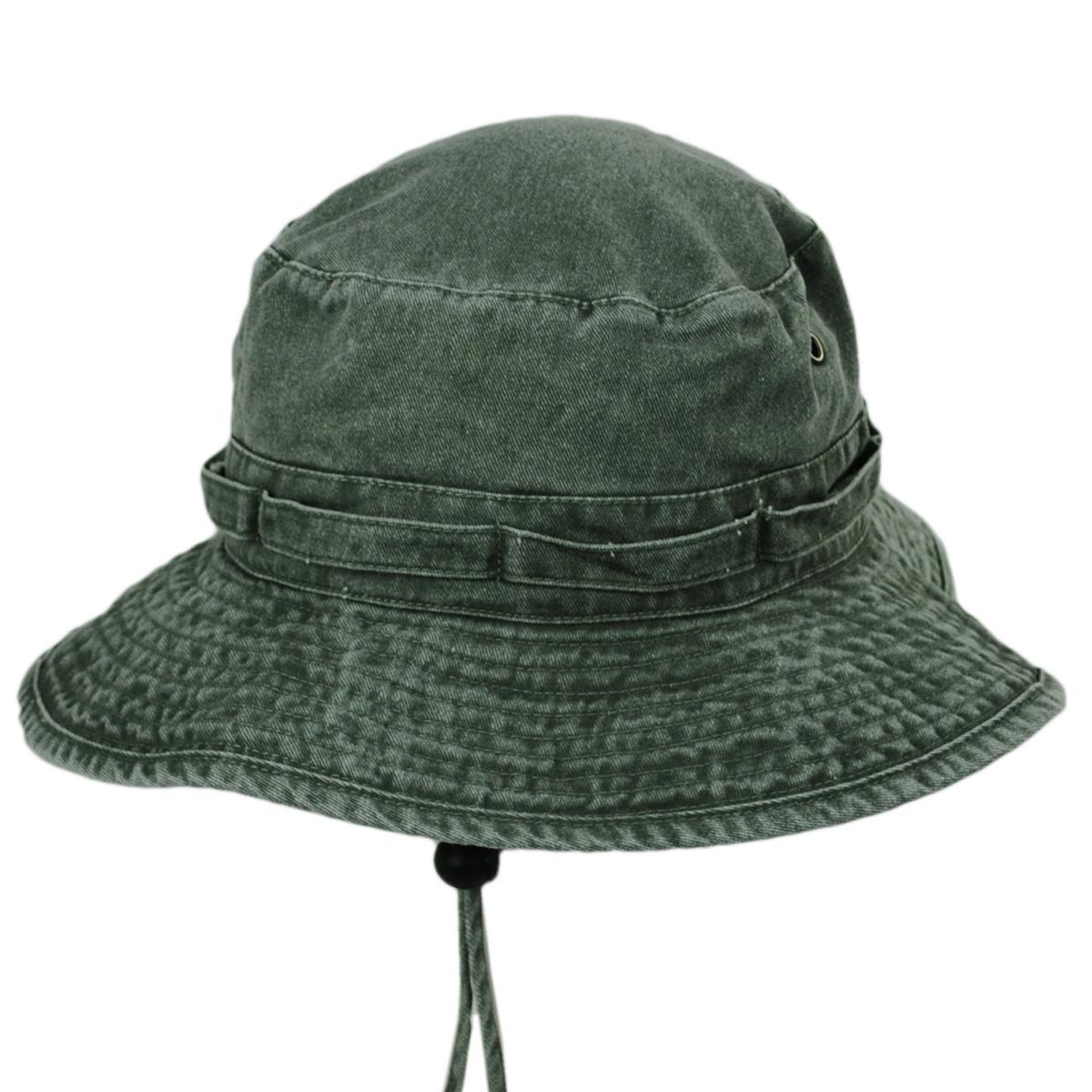 Village Hat Shop | Wholesale VHS Cotton Booney Hat B2B Pre-Pack | B2B186650 | lead | OLIVE GREEN