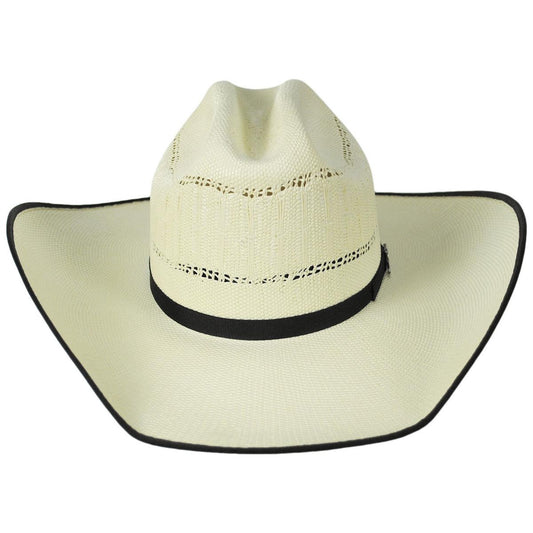 Bailey Western | Derren Bangora Straw Western Hat | 127913 | front | IVORY