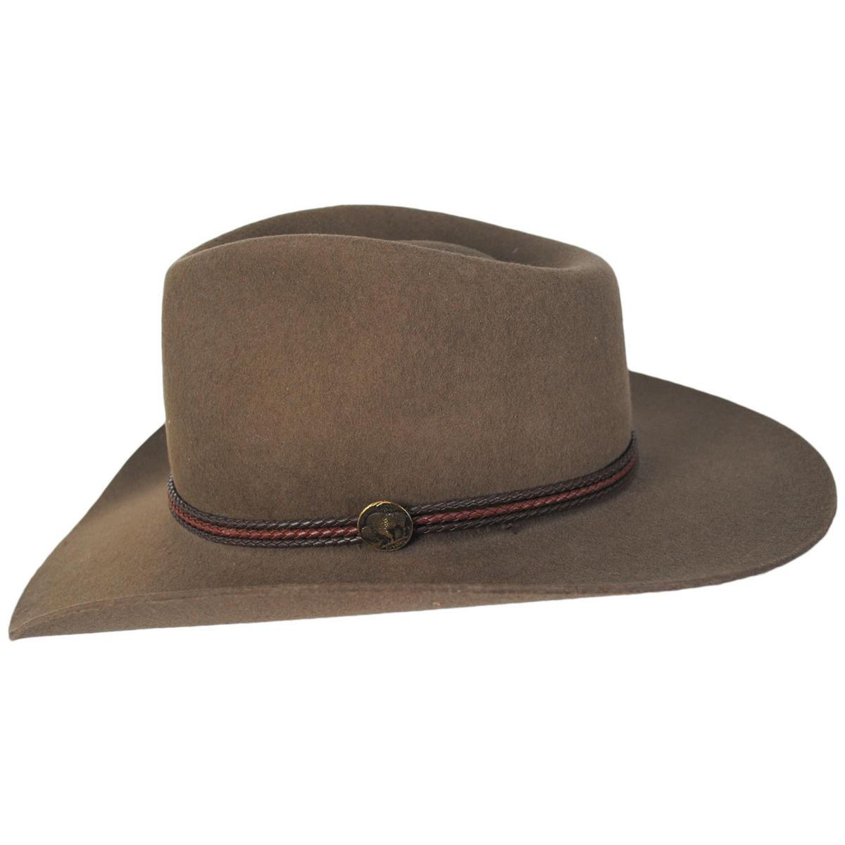 Stetson | Woodrow Wool Felt Western Hat | 130738 | profile | PECAN