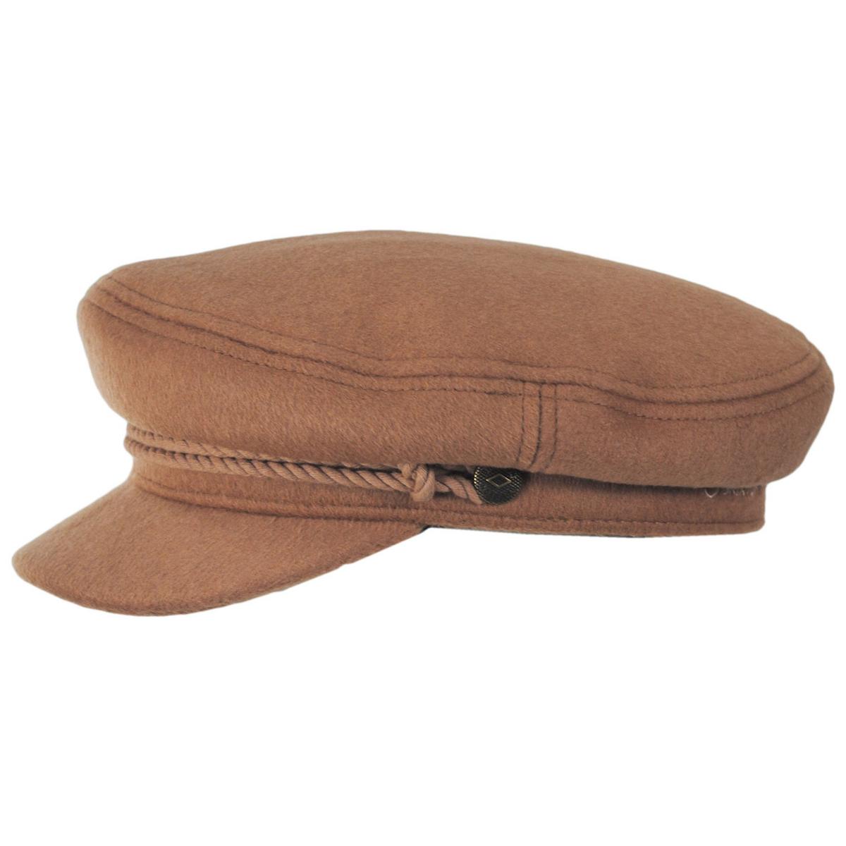 BRIXTON HATS | Cotton Blend Fiddler Cap - Rose Gold | 181303RG | profile | ROSE GOLD
