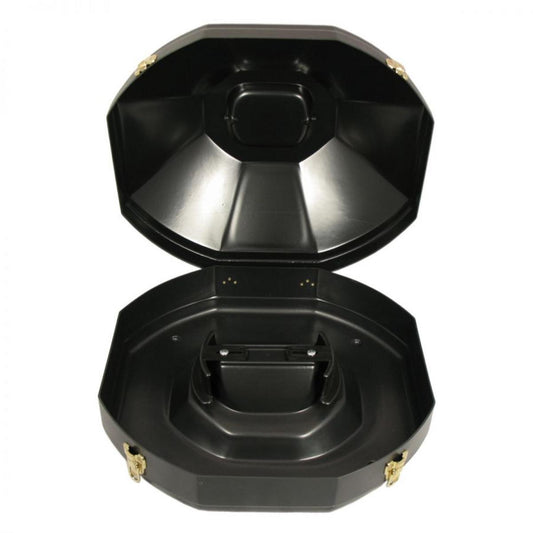 Formco | Hard Plastic Western Hat Can Carrier | 600011 | front | BLACK