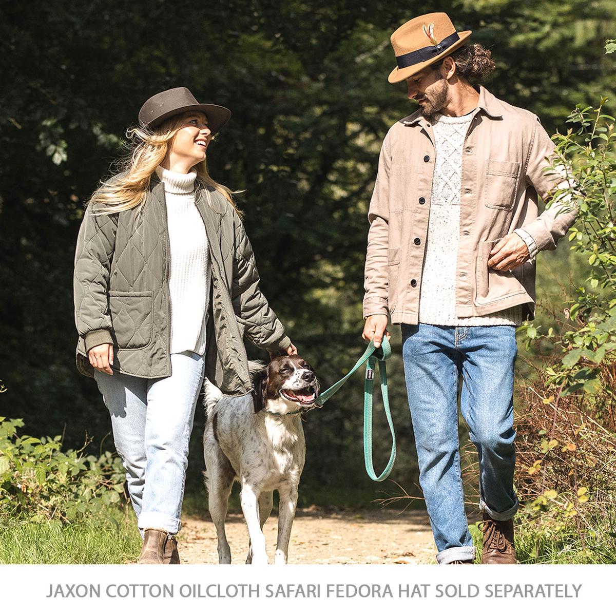 Jaxon Hats | Blues Crushable Wool Felt Trilby Fedora Hat | 132020 | lsmthree | PECAN