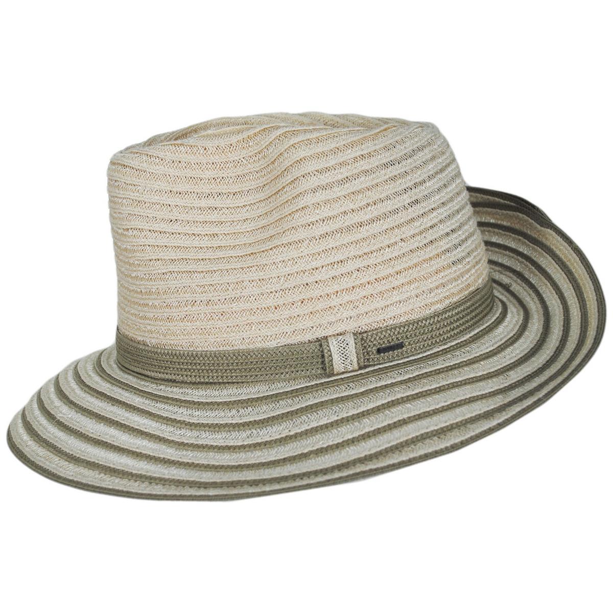 Bailey 1922 | Kylen Hemp Braid Straw Fedora Hat | 127932 | profile | PALM