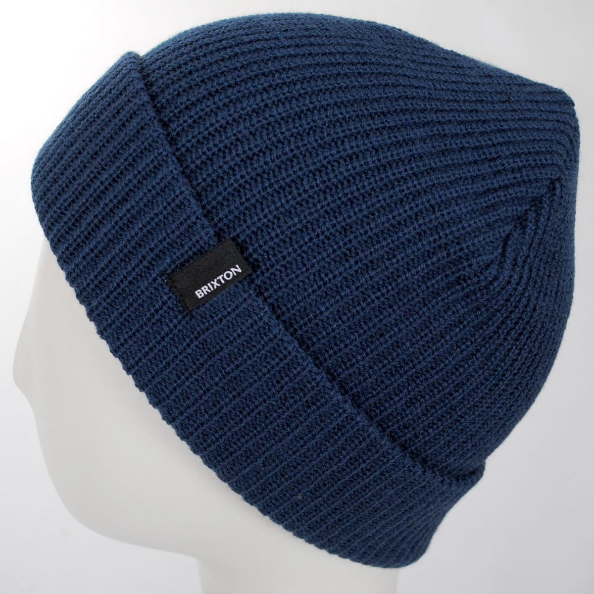 BRIXTON HATS | Heist Knit Beanie Hat | 502706 | profile | DARK DENIM