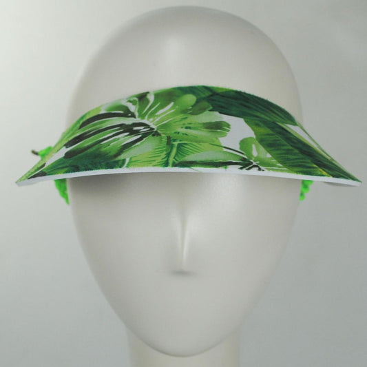The Incredible Sunvisor | Springlace Palm Fronds Sunvisor | 196365 | front | GREEN