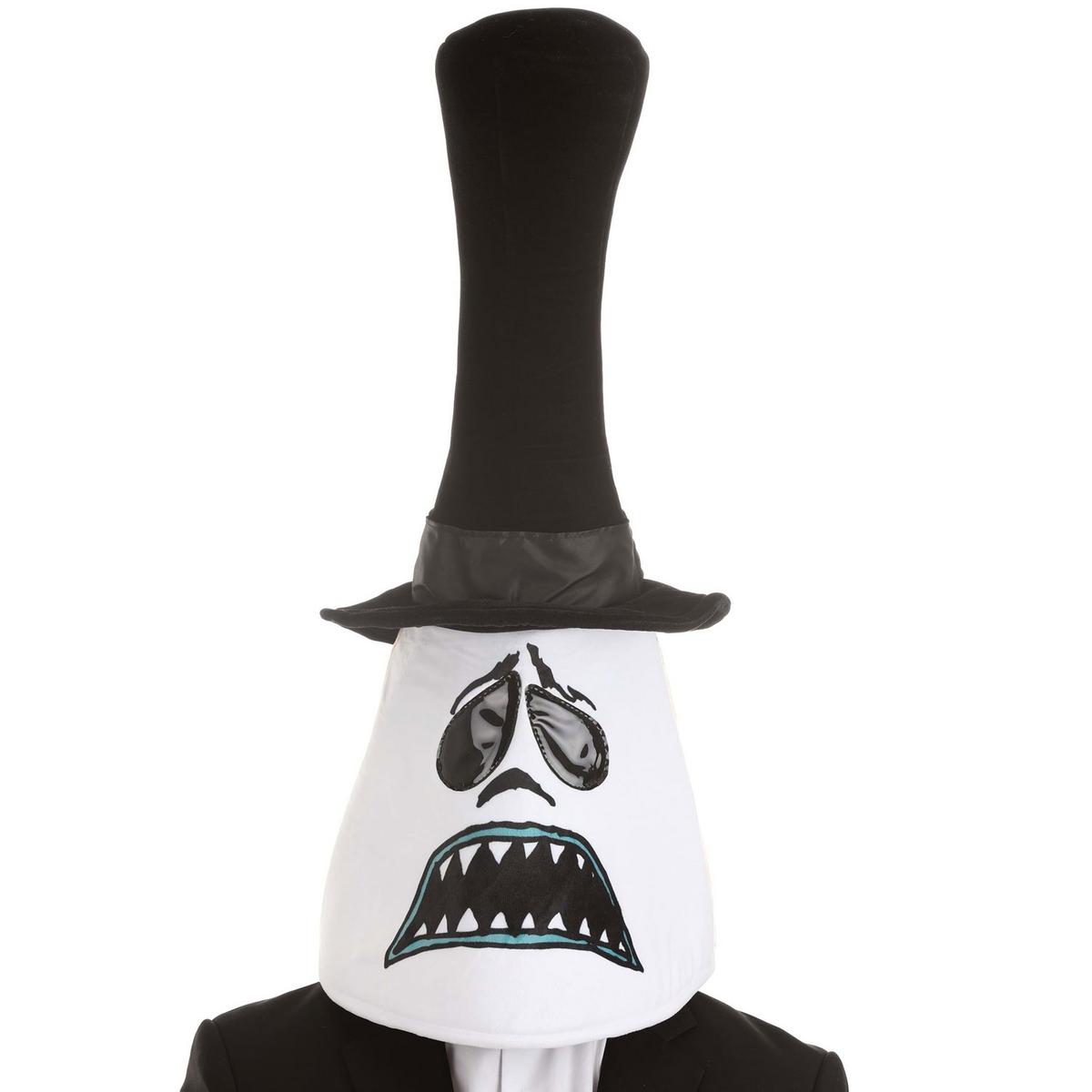 Disney | The Nightmare Before Christmas Reversible Mayor Hat Mask | 190566 | front | BLACK