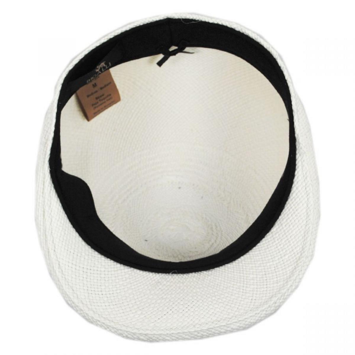Bigalli | Panama Straw Ascot Cap | 161803 | under | WHITE