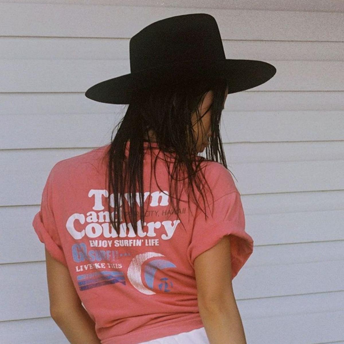 Lack of Color | Goldfinger Wool Felt Western Hat | 124316 | lsftwo | BLACK