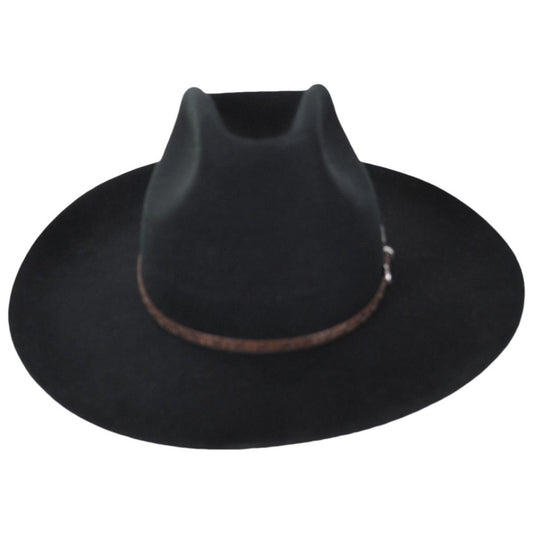 Biltmore | V.C. Smokehouse Wool Felt Western Hat | 130299 | front | BLACK