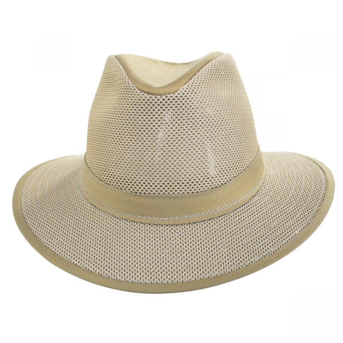 Henschel | Safari Mesh Packable Hat | 140352 | front | KHAKI