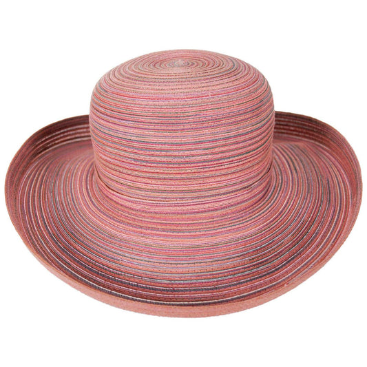 Scala | Eden Poly Blend Roller Sun Hat | 101401 | front | RED