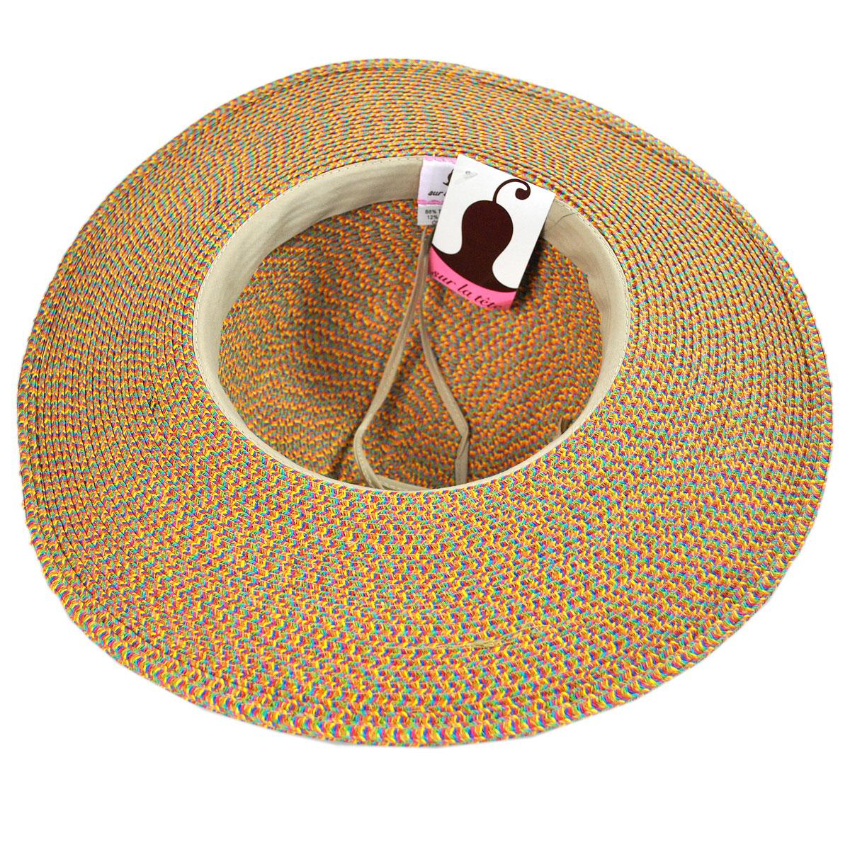 sur la tete | Sorbet Toyo Straw Sun Hat | 104202 | under | MULTI
