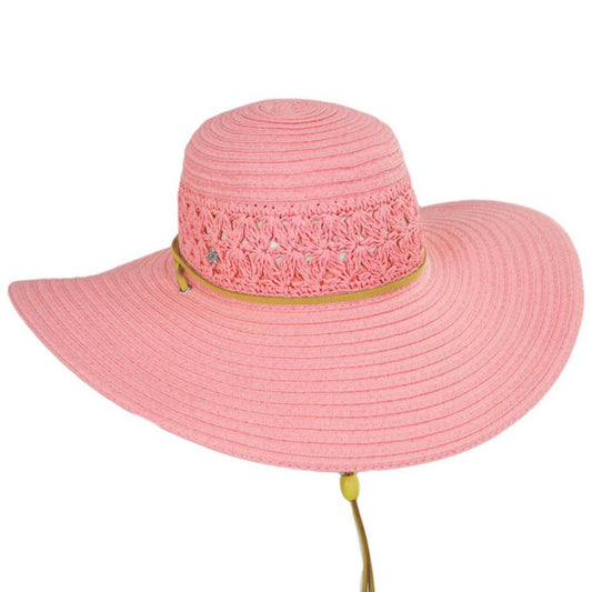 Cappelli | Mary Toyo Straw Swinger Hat | 101275 | lead | CORAL