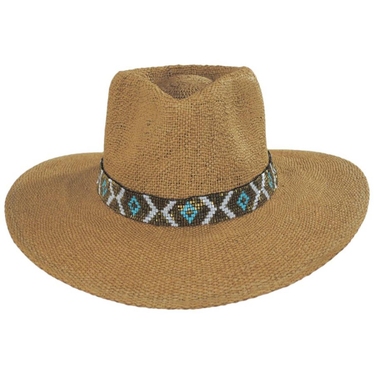 Nikki Toyo Straw Fedora Hat